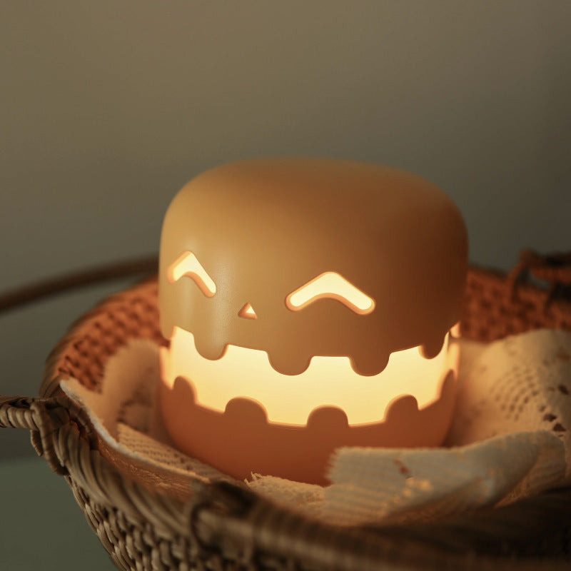 Pumpkin Lamp Bedside Halloween Funny Ambience Light