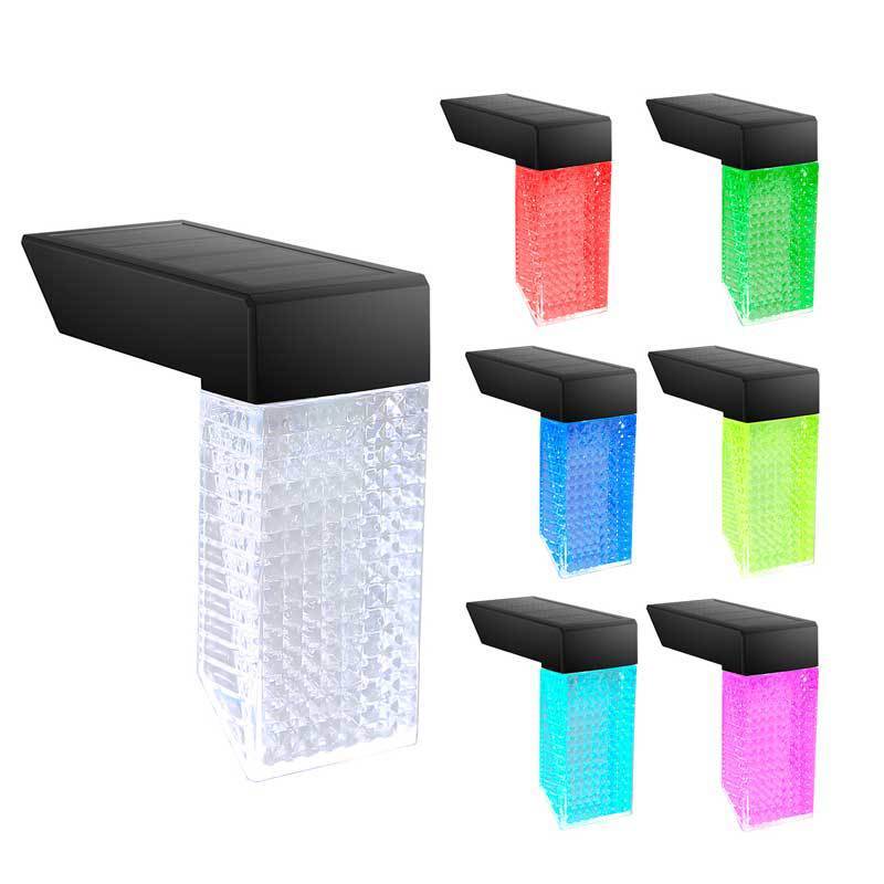 LED Solar Stairs Lights Outdoor Lighting Yard Decoration