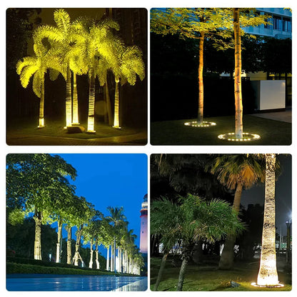 LED Tree Hugging Light Night Projection Spotlight Lamp Outdoor