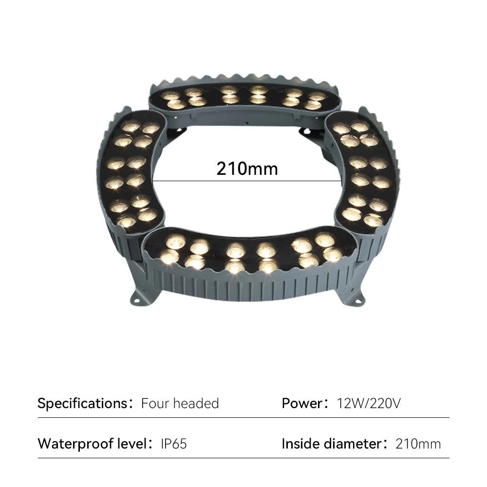 LED Tree Hugging Light Night Projection Spotlight Lamp Outdoor