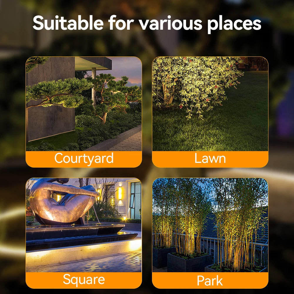 LED Tree Hugging Light Night Projection Spotlight Lamp Outdoor