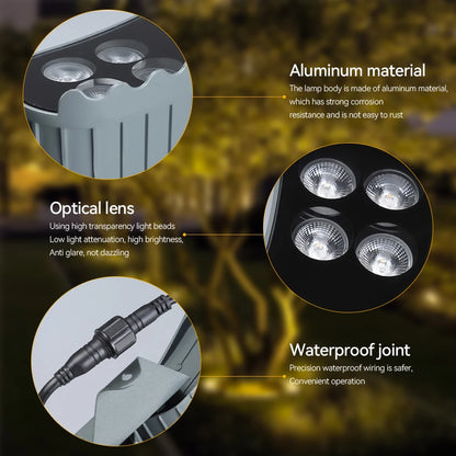 LED Tree Hugging Light Night Projection Spotlight Lamp Outdoor
