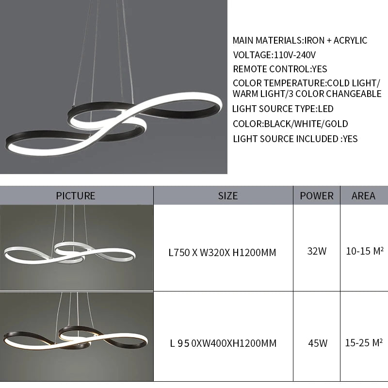 Hanging Lights Remote Dimming Kitchen Led Cord Pendant Lamp