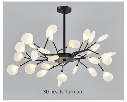 Modern Nordic gorgeous LED chandelier ceiling lamp