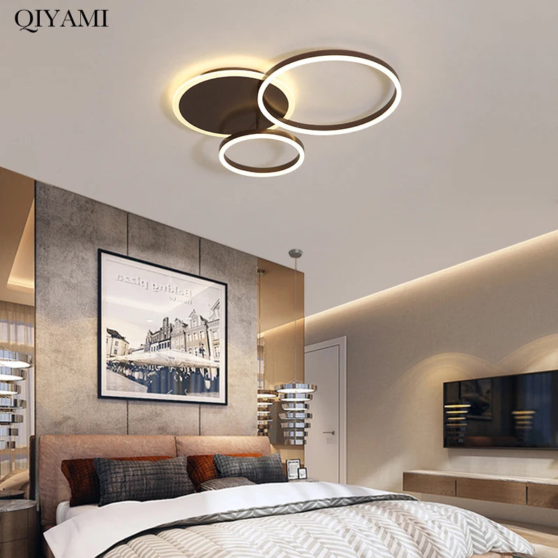 Modern Round Design Ceiling Lights  Circle Rings Lighting