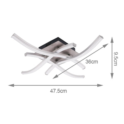 LED Ceiling Light 18W 24W Tri-color Dimmable Ceiling Lamps