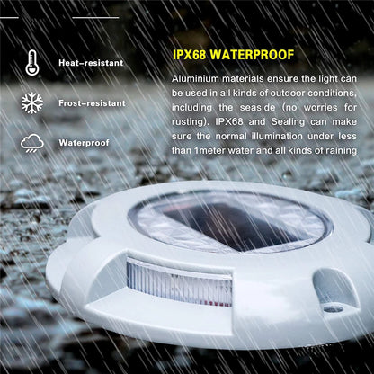 Led Solar Ground Lights Garden Stair Deck Lights