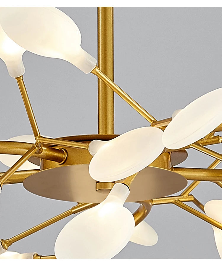 Modern Nordic gorgeous LED chandelier ceiling lamp