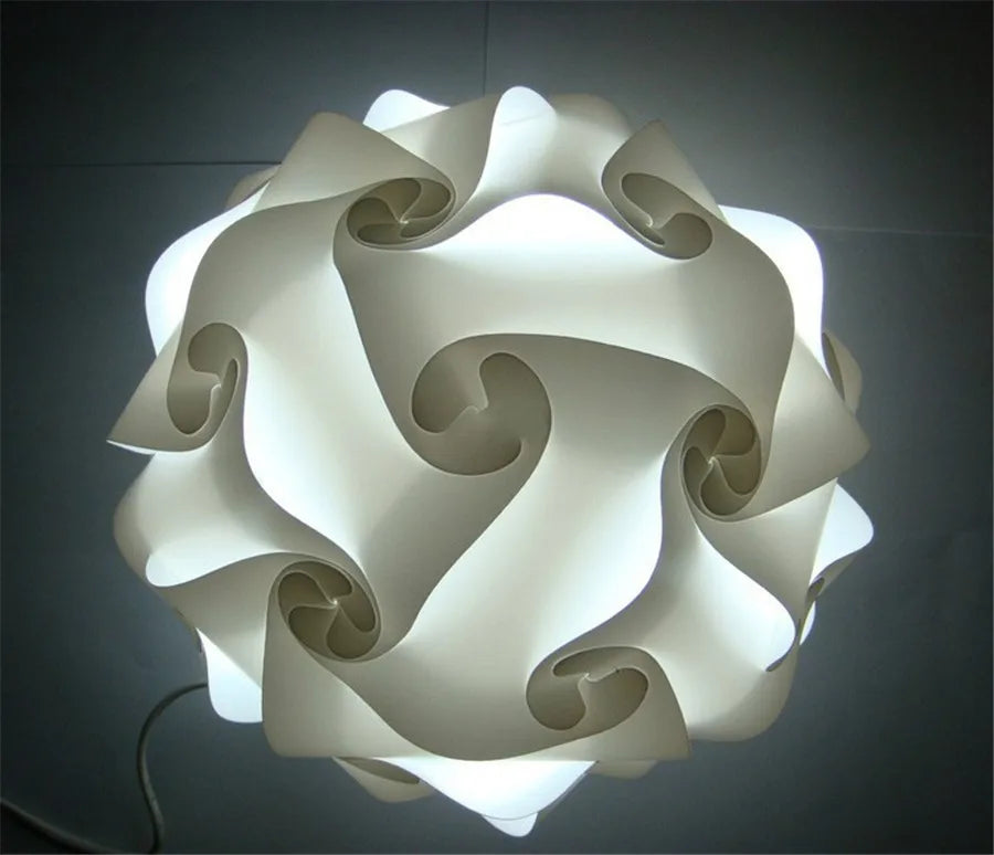 Modern Creative IQ DIY Puzzle Light Nordic Pendant Lamp Shade