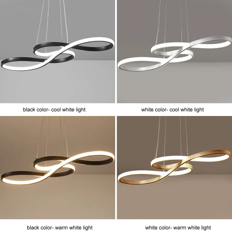Hanging Lights Remote Dimming Kitchen Led Cord Pendant Lamp