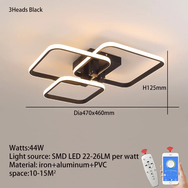 Modern LED Ceiling Chandelier Living Room LED Chandelier Lamp