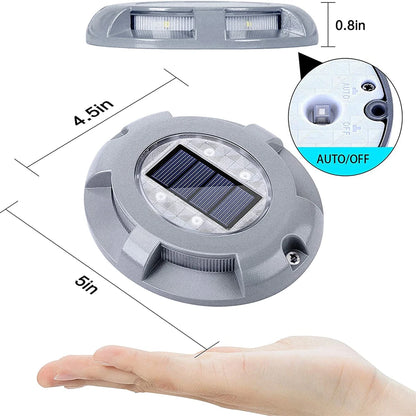 Led Solar Ground Lights Garden Stair Deck Lights