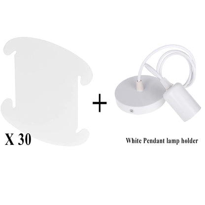Modern Creative IQ DIY Puzzle Light Nordic Pendant Lamp Shade