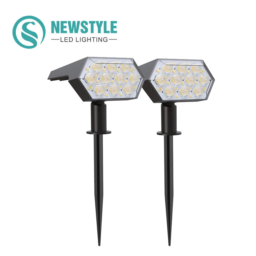 108 LED Outdoor Solar Lights Solar Spot Lights Landscape
