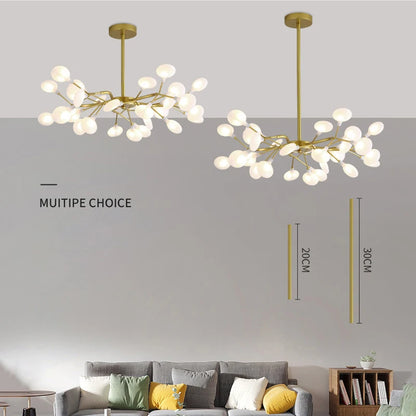 Modern Nordic gorgeous LED chandelier ceiling lamp