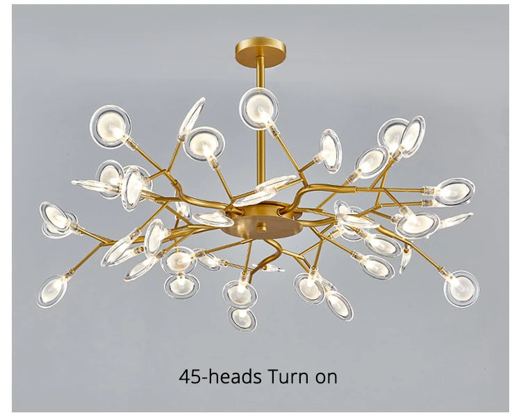 Modern Nordic gorgeous LED chandelier ceiling lamp