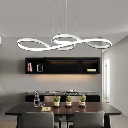 Hanging Lights Remote Dimming Kitchen Led Cord Pendant Lamp