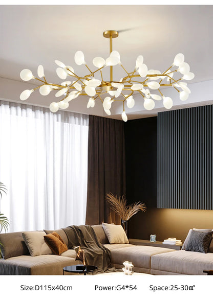 Modern Nordic gorgeous LED chandelier ceiling lamp