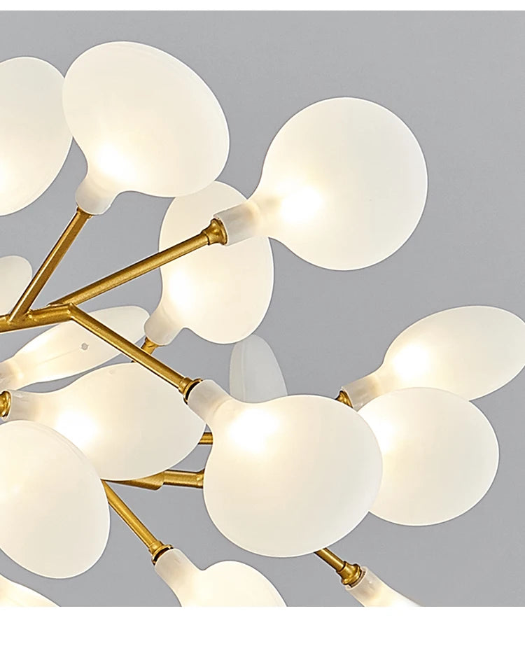 Modern Nordic gorgeous LED chandelier ceiling lamp