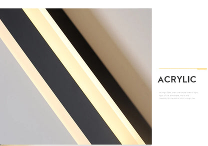 Modern Waterproof outdoor Long Strip LED wall lamp