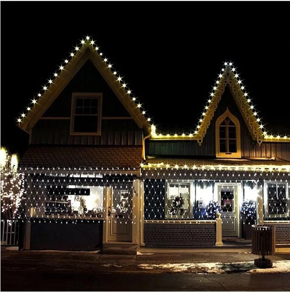 Christmas Garlands LED String Net Lights