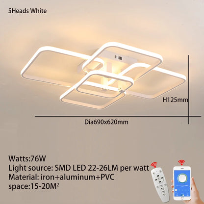 Modern LED Ceiling Chandelier Living Room LED Chandelier Lamp