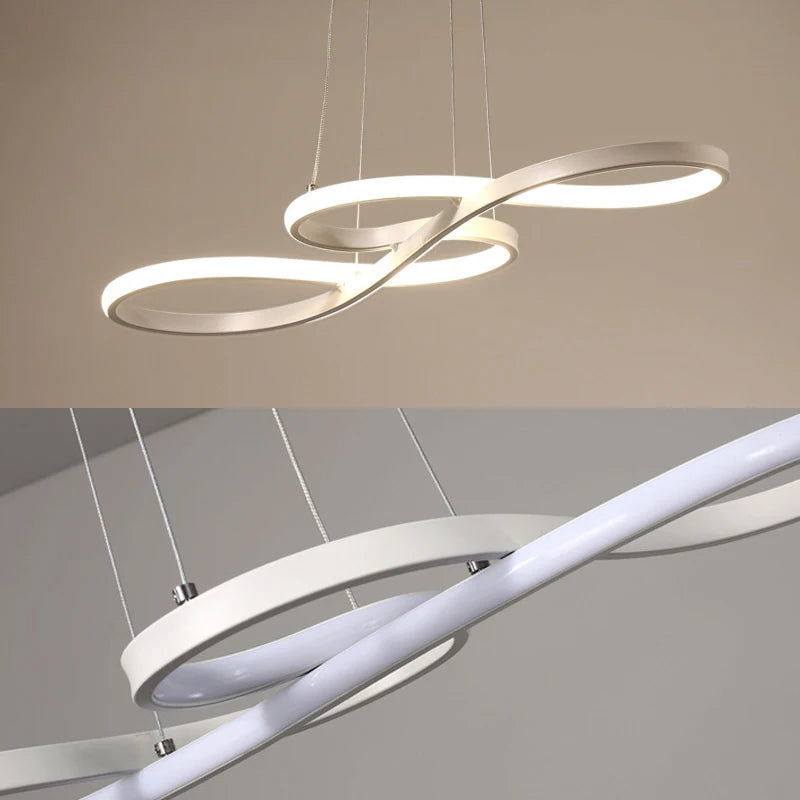 Hanging Lights Remote Dimming Kitchen Led Cord Pendant Lamp