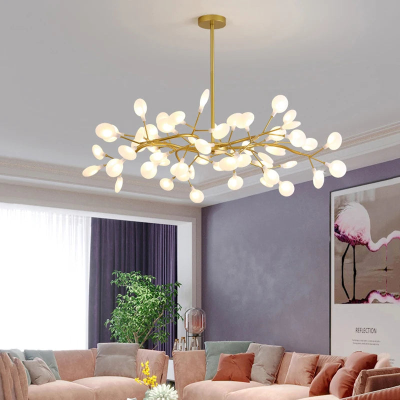 Modern Nordic gorgeous LED chandelier ceiling lamp