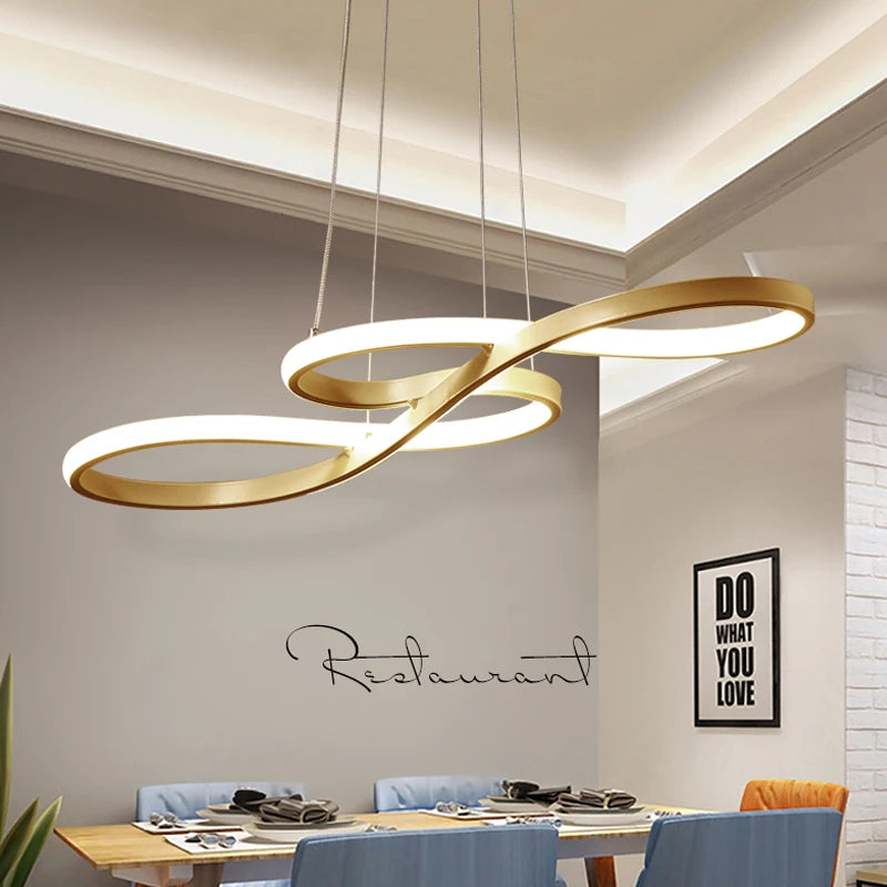 Hanging Lights Remote Dimming Kitchen Led Cord Pendant Lamp