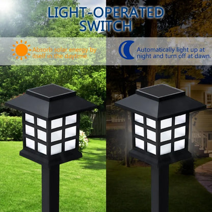 Led Solar Pathway Lights Waterproof Outdoor Solar Lamp