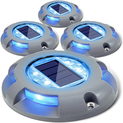 Led Solar Ground Lights Garden Stair Deck Lights