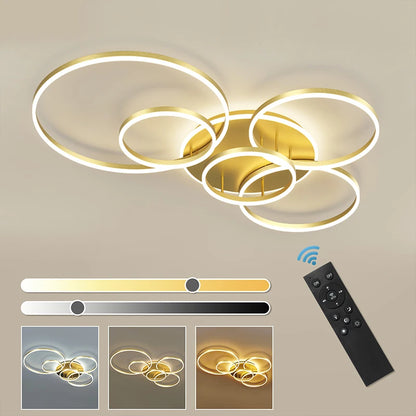 Modern Round Design Ceiling Lights  Circle Rings Lighting