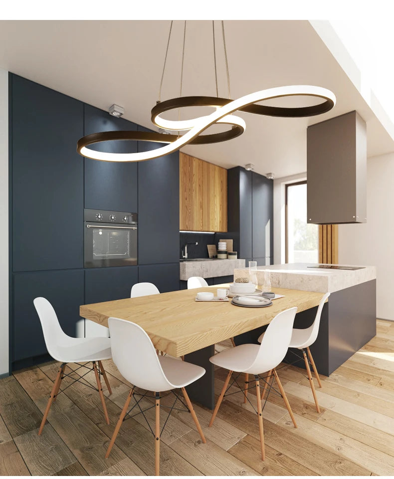 Hanging Lights Remote Dimming Kitchen Led Cord Pendant Lamp