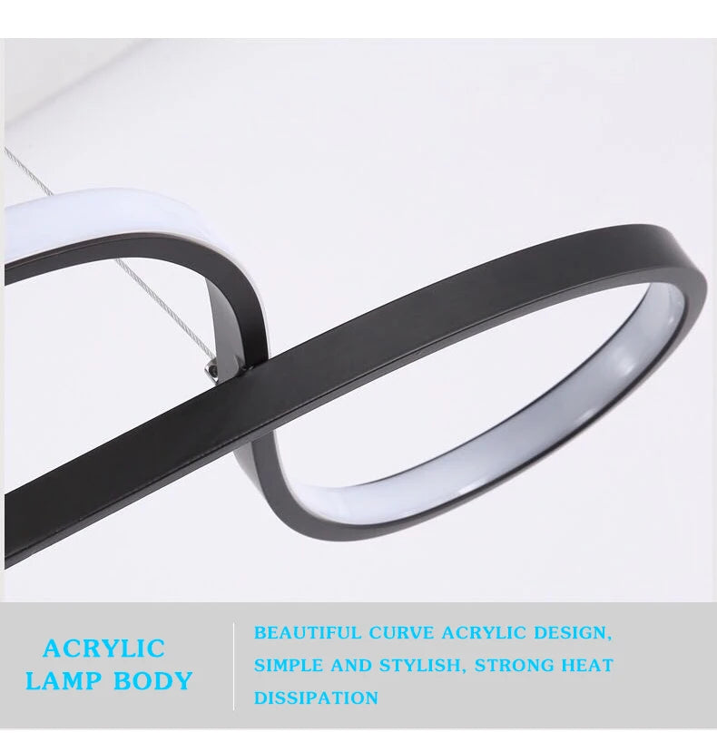 Hanging Lights Remote Dimming Kitchen Led Cord Pendant Lamp