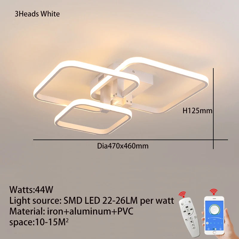 Modern LED Ceiling Chandelier Living Room LED Chandelier Lamp