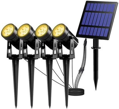 Solar Powered Spotlight IP65 Solar LED Light Outdoor