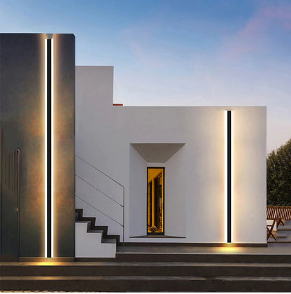 Modern Waterproof outdoor Long Strip LED wall lamp