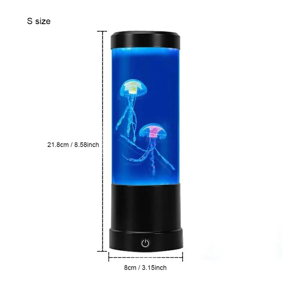 Fantasy USB/Battery Powered Jellyfish Water Tank LED Lamp