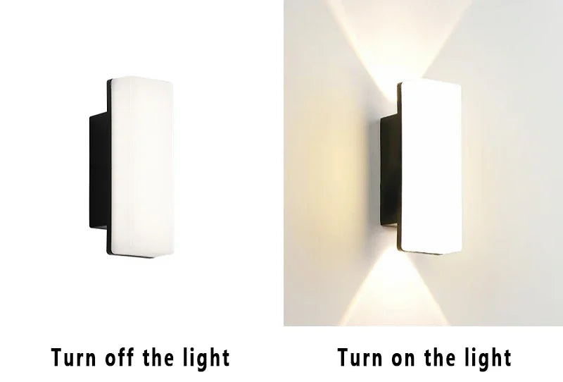 Aluminum Led Outdoor Wall Light Waterproof Porch Lights