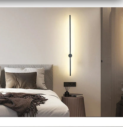 Nordic Art Design Minimalist Long Line Wall Lamps Modern