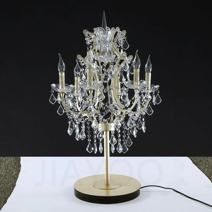 Luxury Crystal Floor Lamp Living Room Bedroom Bedside Lamp