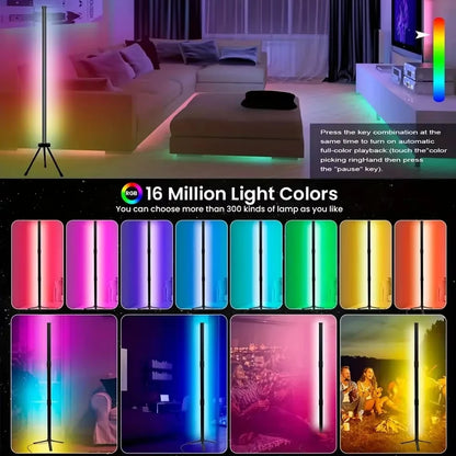 RGB LED Floor atmosphere light dimmable controlled