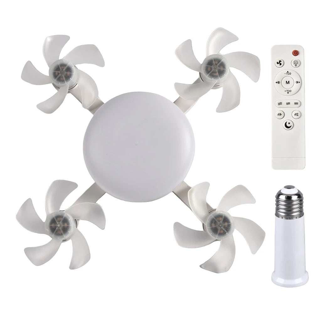 Intelligent ceiling light electric fan light Kitchen high wind power Silent