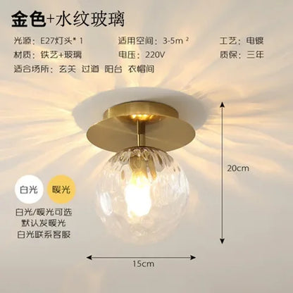 Round ball Glass Ceiling Lamps Modern Cheap