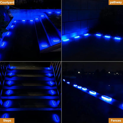 Solar Deck Lights IP68 Waterproof Outdoor Auto On/Off Lighting