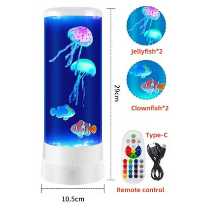 Jellyfish Lamp with 16 Color and Remote Control
