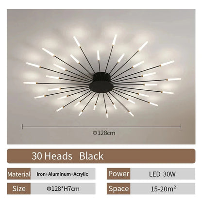 Living Room Light LED Ceiling Lamp Modern Indoor Lighting