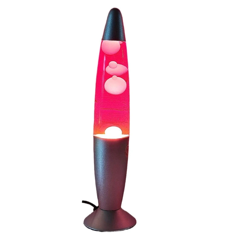 Jellyfish Decorative Lamp Metal Base Volcanic Lava Night Light