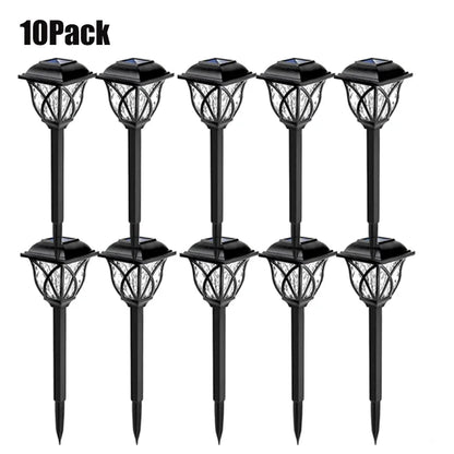 1-10 Pack Solar Yard Lights Bright Lawn Lights Outdoor