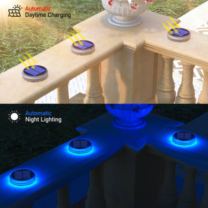Solar Deck Lights Outdoor Waterproof LED Dock Lighting